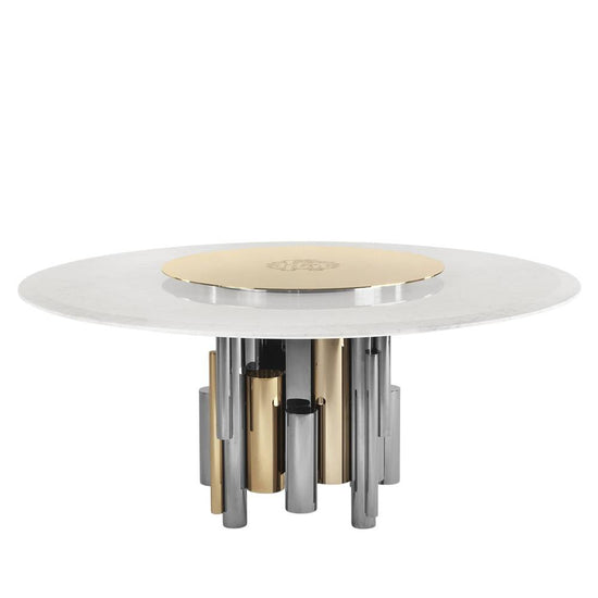Lucentia Dining Table – Luxury Glass Dining Table for Modern Interiors