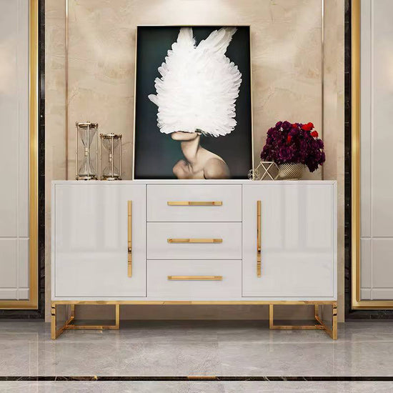 Castellón Prestige Sideboard – Modern Glossy Buffet for Dining Room