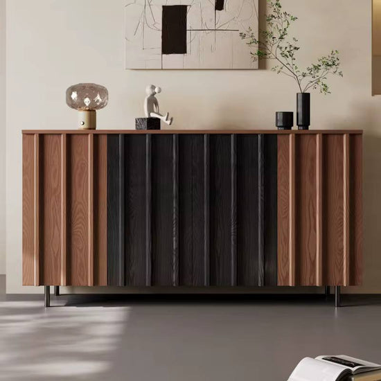 Crestline Ridge Sideboard – Modern Wood Buffet for Dining Room