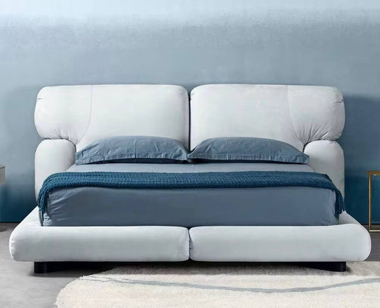 LumaCloud Comfort Bed – Upholstered Plush Bed for Modern Bedrooms