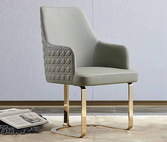 Ember Quilted Accent Chair – Modern Upholstered Armchair for Living Room