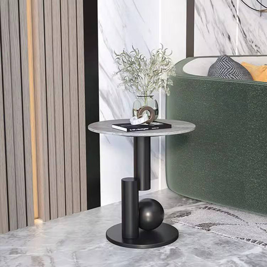 Volta Accent Table – Modern Geometric Side Table for Living Room